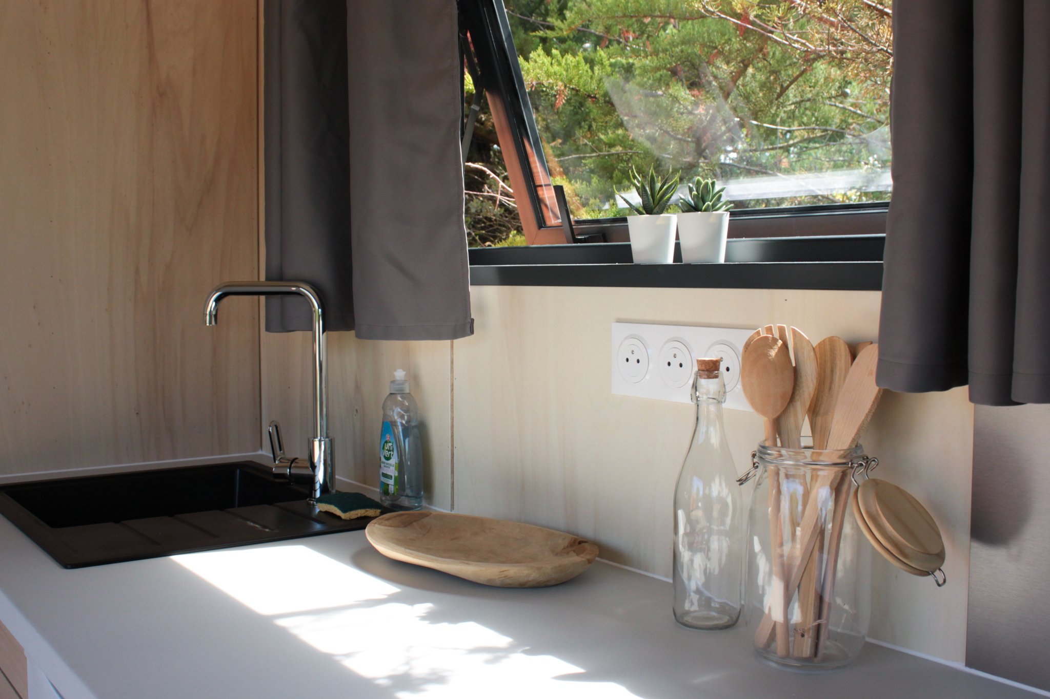 Cuisine Tiny House - Camping La Court